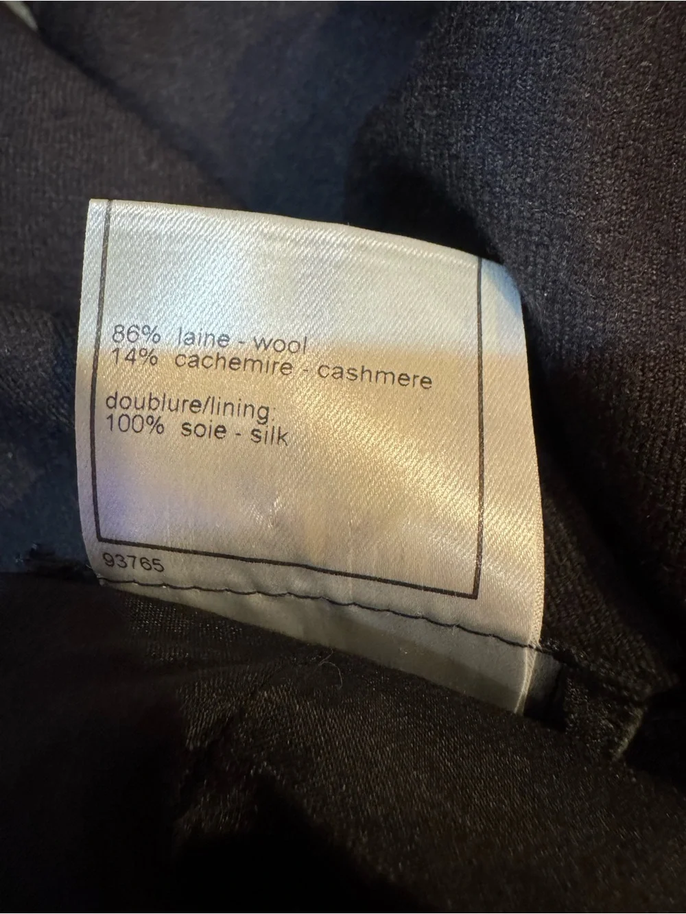CHANEL Black Womens Dress Trousers, fully lined, elegant style, size 46